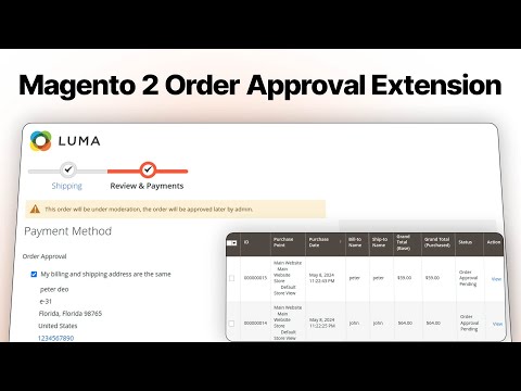 Magento 2 Order Approval System | Approve Orders Before Payment!