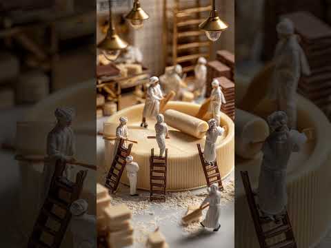 miniatur pembuatan kue tart atau pie #subscribe #pie #cake #viral