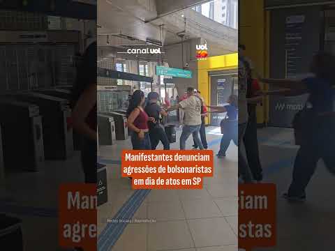Manifestantes denunciam agressões de bolsonaristas em dia de atos em SP