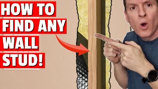 HOW TO FIND ANY WALL STUD! 3 EASY METHODS
