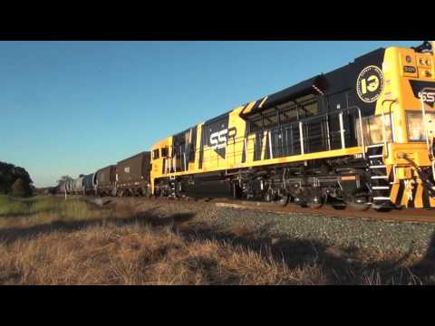 First SSR class run with 3176 through  Stockinbingal