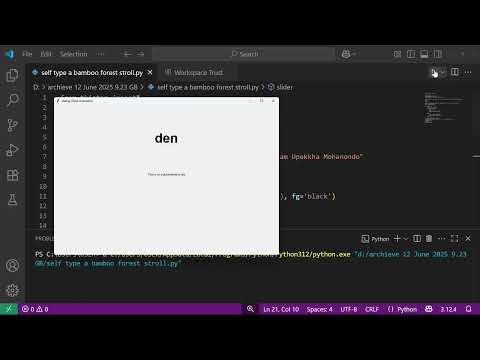 Q19 Python Autoself Typing Text Script