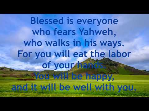 Psalm in English I Friday I 12th Week I Psalm 128: 1-2, 3, 4-5