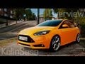 Ford Focus ST 2013 для GTA 4 видео 1