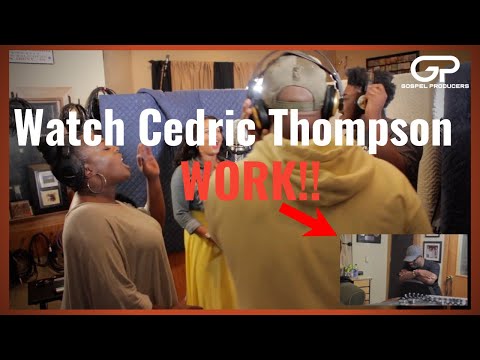 Inside A Vocal Recording Session With Cedric Thompson!