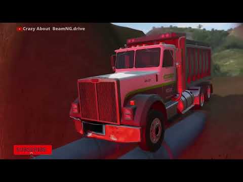 [Cars vs Volcano Spit Lava all over the City] #2 – Crazy about  BeamNG Drive