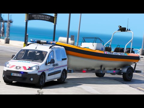 [GTA 5] PATROUILLE LE LONG DES CÔTES AVEC LA DOUANE MARITIME | LSPDFR #691
