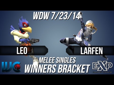 WDW 7/23/14 - Leo (Falco) vs. Larfen (Sheik) Melee Singles Bracket