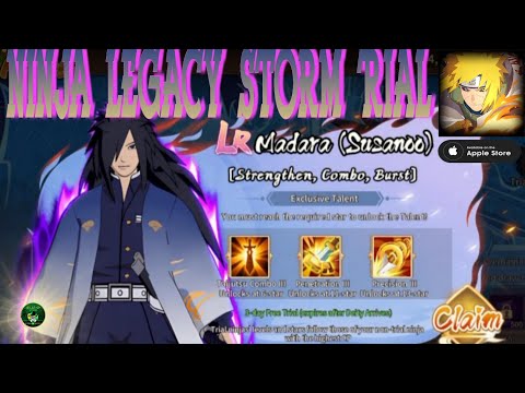 Ninja Legacy: Storm Trial Deity Arrives LR Madara Susano🔥(Demo Skill) Naruto idle RPG - iOS