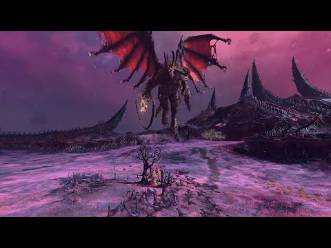 Dark Elves vs Daemons of Chaos - Massive Battle - Total War Warhammer 3