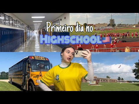 Primeiro dia de aula na Highschool nos EUA🇺🇸| DIARIO DE INTERCÂMBIO#2 us br
