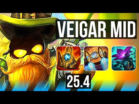 VEIGAR vs YONE (MID) | 8/2/10, Legendary, Rank 11 Veigar | EUW Challenger | 25.4