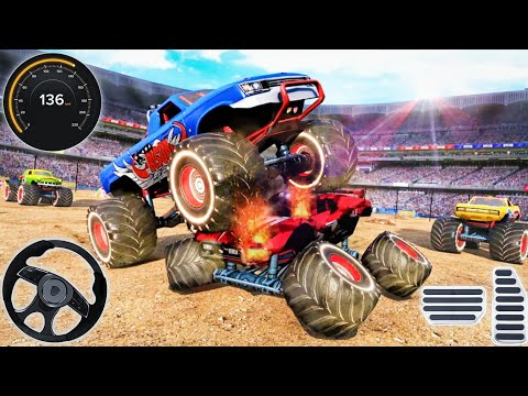Monster Truck Derby Racing Crash Stunt 2022 - Android Gameplay