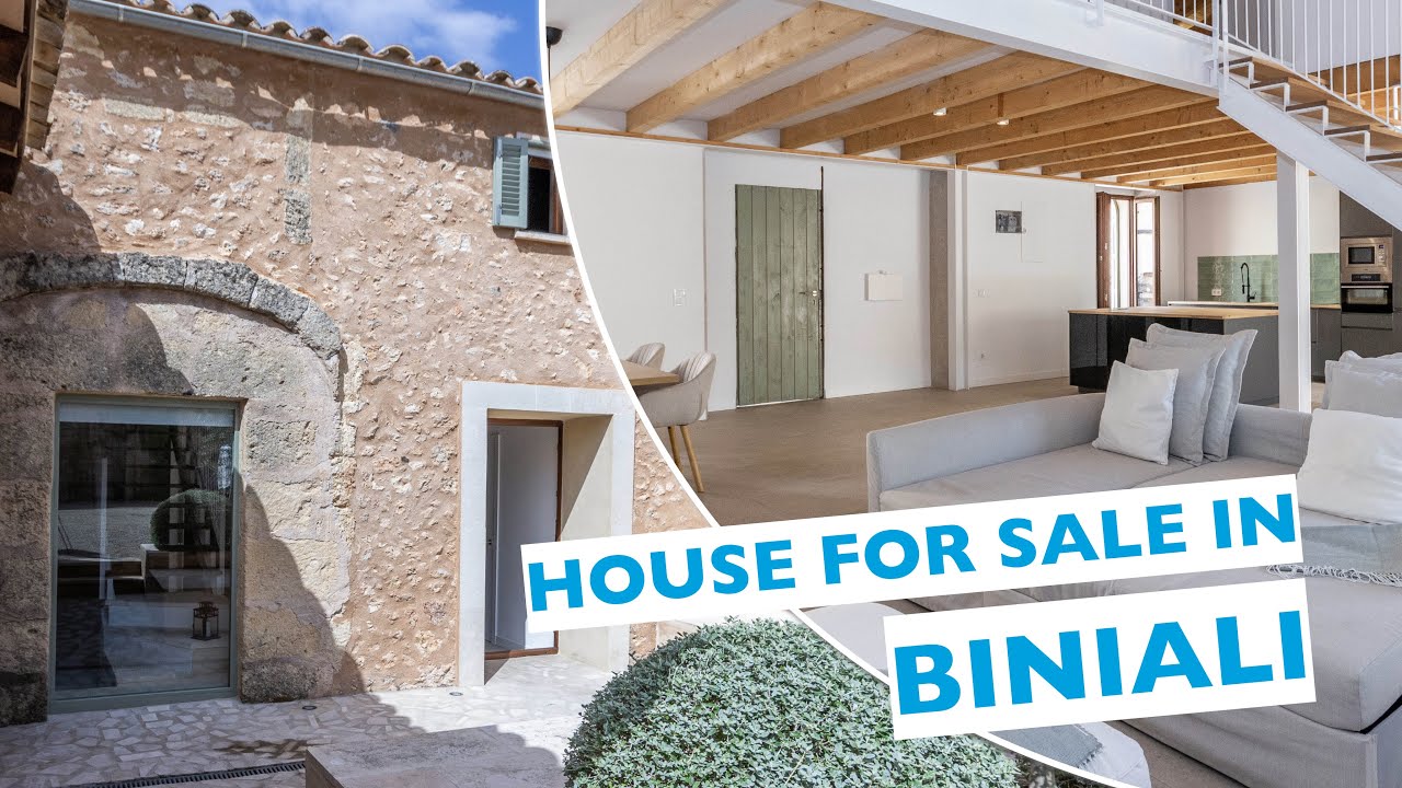 Modern renovated, historic house with large garden in Biniali near Sencelles