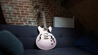 Video thumbnail for Ibanez AS73G Artcore Rose Gold - Test by JOVWVY