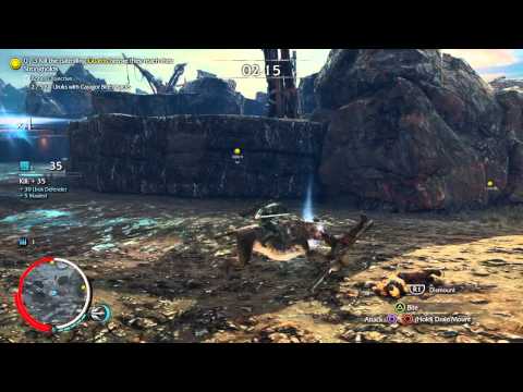 Shadow of Mordor Hunting with Caragors