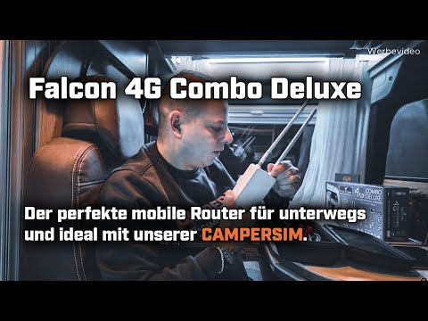 Falcon 4G Combo Deluxe: Der perfekte mobile Router für unterwegs und ideal mit unserer #CAMPERSIM.