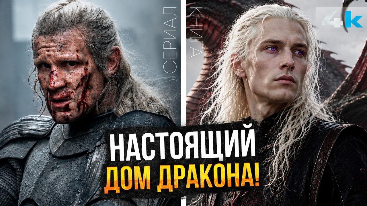 НАСТОЯЩИЙ Дом Дракона - Все отличия Книг от сериала!