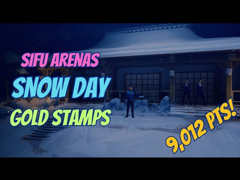 Snow Day | Gold Stamps | 9012 | Sifu Arenas