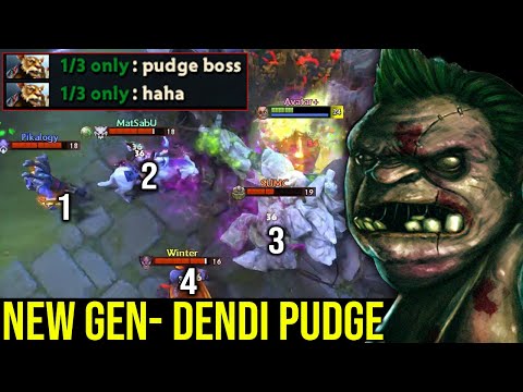 OMG NEW Generation Dendi Pudge is here! OMG Pudge Boss No Mercy!!
