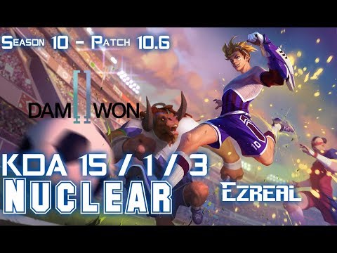 DWG Nuclear EZREAL vs VARUS ADC - Patch 10.6 KR Ranked