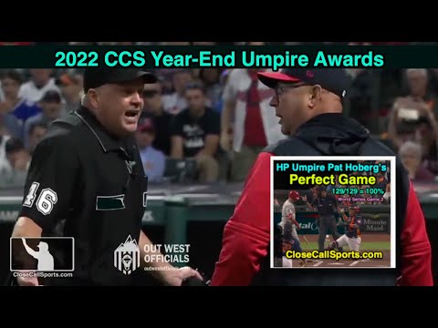 2022 Year End Umpire Awards - Best Umpire, Ejection, Promising, Fill-In, Crew Chief & More!