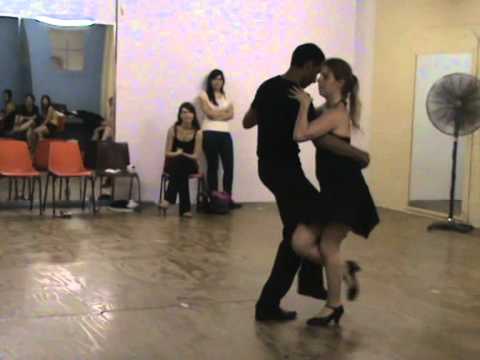 Kirstie & Avi doing their Chacha routine after 3months lesson at Dancenergy.