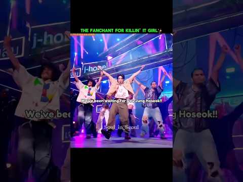 Fanchant for Killin' it girl🔥 #bts #jhope #shorts #viral #btsshorts