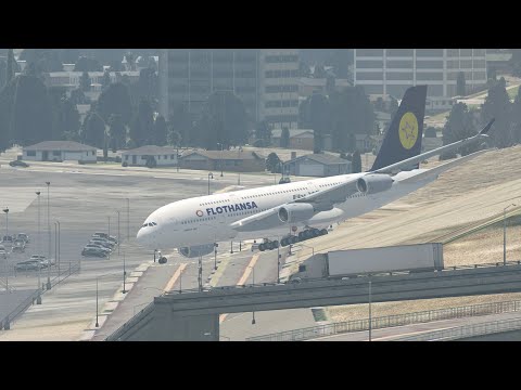 A380 Runway Overrun During Emergency Landing | X-Plane 11