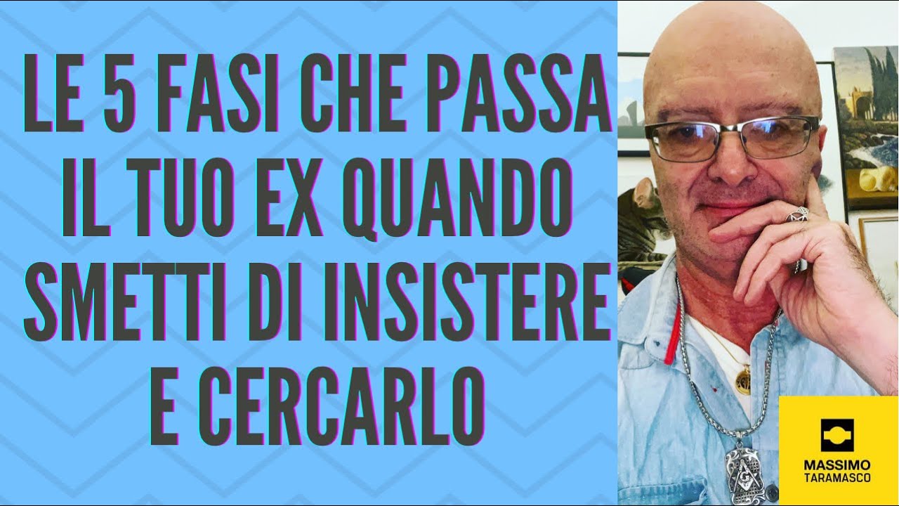 LE 5 FASI CHE PASSA IL TUO EX QUANDO SMETTI DI INSISTERE E CERCARLO