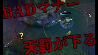 【LoL】相手をあおったら天罰が下りました ：リーグオブレジェンズ
