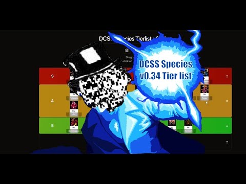 DCSS Dungeon Crawl Stone Soup v0.34 Species Tier List