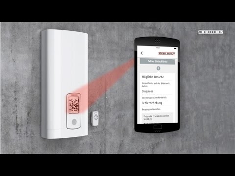 Profi-Direct: Fehlerdiagnose für Durchlauferhitzer DHE via QR-Code