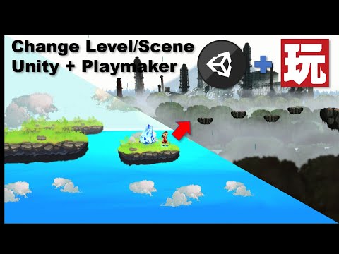 2D Platformer with Unity and Playmaker - Change Level / Scene