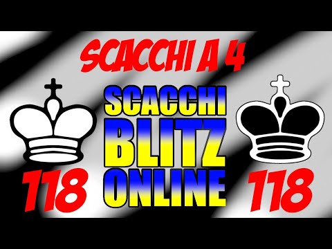 SCACCHI Partite Online 118 - chess.com - LIVE 14-06-2020 - Scacchi a 4 - 4 way chess / bullet