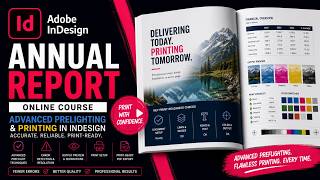 Manual Proofing in InDesign - Design an Annual Report Course Series Part 5 - Preflighting & Printing