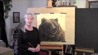 Animal Art | Nature Art| Wildlife Art |Jacquie Vaux Grizzly Part 3
