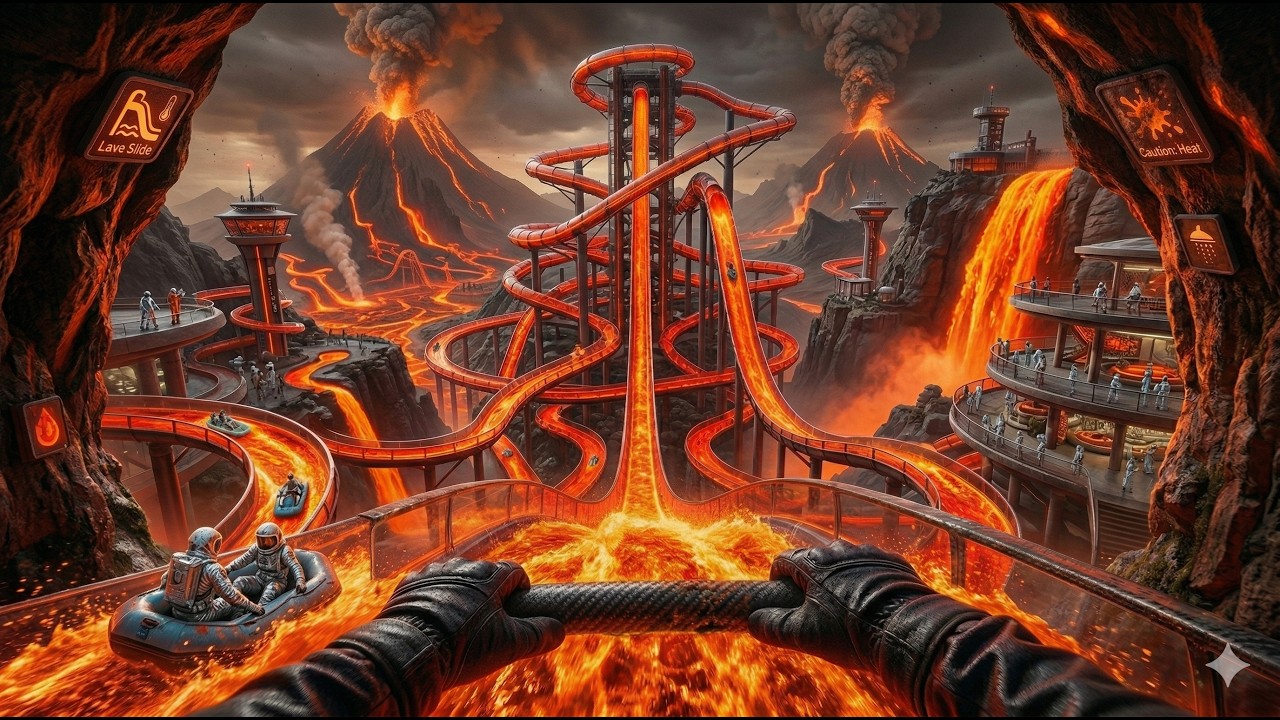 どのウォータースライダーを滑りたいですか？