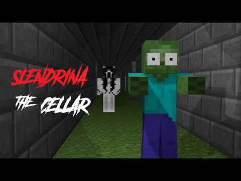 SCARY SLENDRINA THE CELLAR 2 CHALLENGE - Horror Minecraft Animation