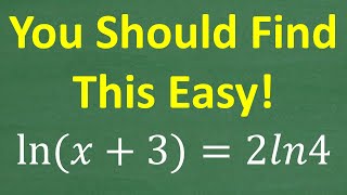 Logarithmic Equation WITHOUT a Calculator – Can You Solve?