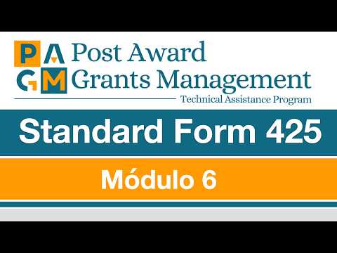 Standard Form 425 Module 6