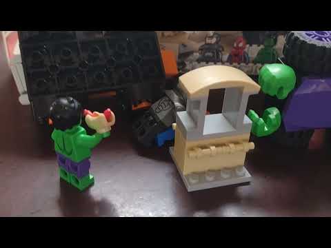 Lego Marvel "Hulk vs. Rhino Truck showdown" 2022 set review!