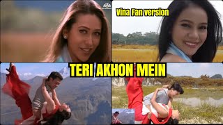 Download lagu TERI ANKHON MEIN - AASHIQ - Vina Fan Parodi Recreate - Karisma Kapoor Bobby Deol mp3