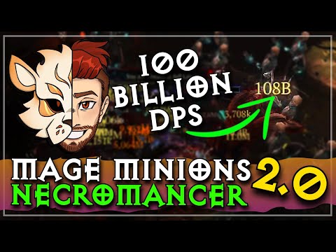 Mage Minion Necromancer 2.0! Updated Endgame Build Guide Diablo 4 Season 9