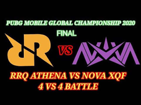 NOVA XQF VS RRQ ATHENA | 4 VS 4 FIGHT | PUBG MOBILE GLOBAL CHAMPIONSHIP 2020 FINAL |