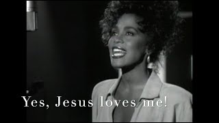 Whitney Houston Jesus Loves Me - Acapella + Lyrics