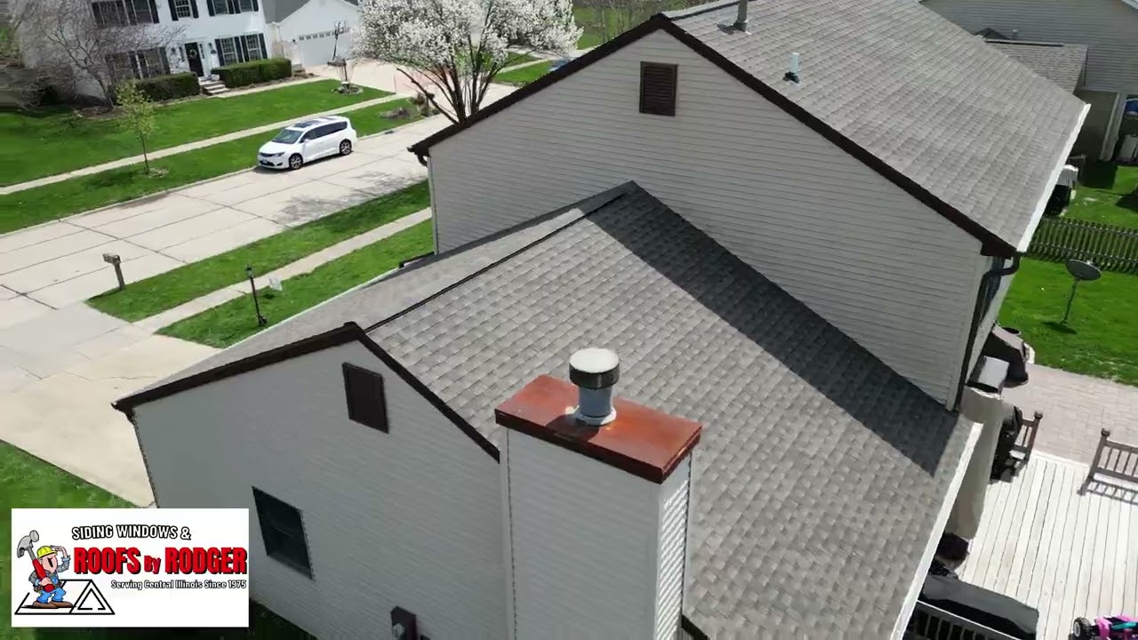 New Roof in Mahomet, Illinois Installed By Roofs By Rodger