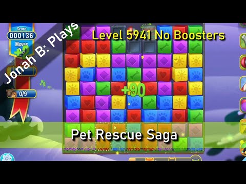 Pet Rescue Saga Level 5941 No Boosters