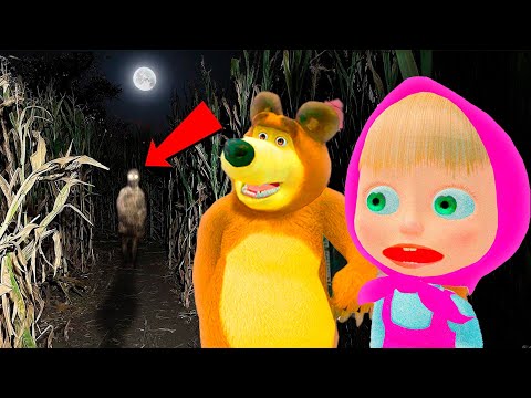 БҰЛ ЕЛЕСТІ  ТҮНДЕ КӨРСЕҢ ҚАШ!😭😱маша мен аю қазақша гта5