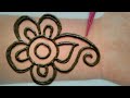 Arabic henna design | easy full hand mehndi design